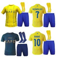 kids football kits Al Nassr FC soccer Jerseys Ronaldo 22- 23 ...
