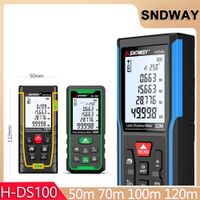 Tape Measures Sndway Laser Distance Meter 50m 70m 100m 120m Rangefinder Digital Range Finder Trena Roulette Ruler Distance Measuring Tape 230914