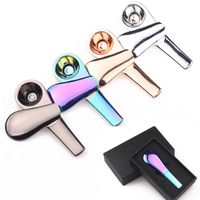 Colorful Magic Spoon Smoking Pipes Metal Magnet Hand Pipe Go...