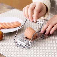 Practical Cut Egg Slicer Strip Egg Cutters Dividers Fancy Egg