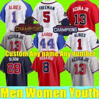 Youth Atlanta Braves #13 Ronald Acuna Jr Number White 2023 City Connect  Cool Base Stitched Jersey on sale,for Cheap,wholesale from China