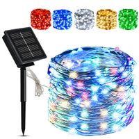 42M400Leds Solar LED Light Outdoor Festoon Lamp Garden Solar Fairy Light String Waterproof Christmas Garden Decoration Outdoor