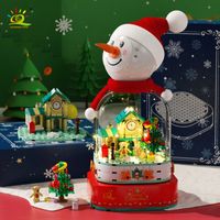 BuildMoc New Year Winter Christmas Gingerbread House Building