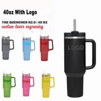 Real Photos 40oz Water Bottles With Logo Double Walled Stain...