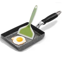 1pc Egg Frying Pan, Mini Induction Frying Eggs Pan, 4.7 Single Egg Durable  Small Pan With Handle Heat Resistant Non Stick Pot, Portable Pan For Stove
