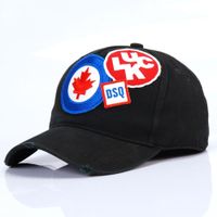 DSQ Мужской четыре сезона универсальная бейсбольная шляпа на открытом воздухе солнечный утиный язык для вышивки шляпа вышивка логотип оптом