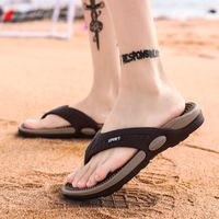 Terlik 2023 plaj parmak arası terlik yaz erkekler masaj sandalet rahat rahat ayakkabılar moda flip floplar satmak ayakkabı