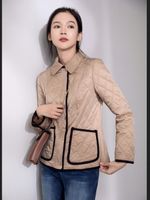 Yeni Tasarım 2023 Kadın Moda Pamuklu Yastıklı Ceket Kısa Stil Ceket Pocket ile DM614F260 Boyut S-XXXL