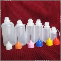 Bottiglia ad ago flacone ad ago in plastica per liquido e con punta colorata 5 ml 10 ml 15 ml 20 ml 30 ml 50 ml bottiglia vuota
