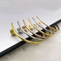Gold Bangle Nail Bracelet Designer Bracelets Luxury Jewelry ...