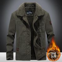 Jaquetas masculinas 2023 Jaqueta de bombardeiro de inverno Homem algodão com algodão com casacos quentes de colarinho de pele masculina fora do exército