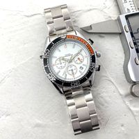 Mujeres de pulsera para hombres 2022 Nuevos relojes para hombres 40 mm seis puntadas de marcado de marcado de martación de cuarzo para la marca de lujo cronógrafo reloj de acero cinturón de acero de moda ome