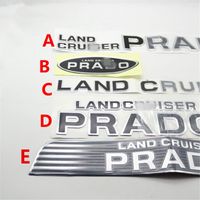 Per Toyota Land Cruiser Prado Emblema del cofano anteriore Emblema posteriore Trunk Inseignia Logo Badge Symbol Decal