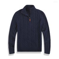 Men' s Sweaters Men' s Wool Jacket Medium Zip Long Sl...