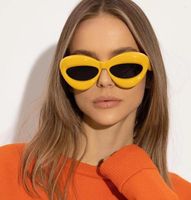 Sonnenbrille Holtmance Mode breite Lippenform für Frauen Design dicker Rahmen Katzenauge Sonnenbrille UV400