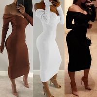 Casual Dresses Knitted Dress For Women 2023 Spring Clothes L...