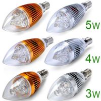Dimmable LED 전구 3W 4W 5W E14 E27 고전력 캔들 라이트 스포트라이트 전구 펜던트 램프 샹들리에 LED 드롭 라이트 조명