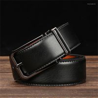 Belts High Quality Cowhide Genuine Leather Men Pin Buckle Je...
