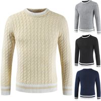 Sweaters masculinos 2023 suéter de punto para hombres diseñador de moda de moda coreana retro top regalo de regalo para hombres