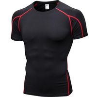 Maglie da corsa Magliette maschili per la compressione a secco rapido Sport magliette da calcio maglia Sportswear Fitness Gym