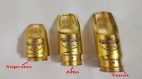Soprano professionale di alta qualit￠ Soprano Alto sassofono bocchino in metallo oro bombardamento sax bombardamento Accessori dimensioni 5 6 7 88804881