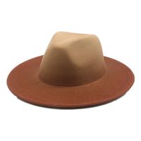 Шляпа Шляпа Wide Women Winter Fedora Hat Gradient Color Daven Panama Vintage Artificial Jazz Cap Black Caps