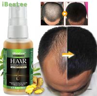 Acessórios Gengibe Cabelo Crescimento Spray Soro Spray Naturais Produtos de perda de cabelo Pranco rápido Evite o tratamento da calvície líquido germinativo8842108
