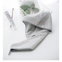 Fibra de toallas Secado para el cabello de secado para mujeres Damas después de la ducha Absorción de baño de turbante