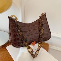 Evening Bags Crocodile Pattern PU Leather Handbags 2023 Fema...
