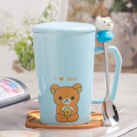 Кружки творческий керамический чашка милый тоторо чайное молоко кофе мультяшное котенок / домашний офис