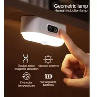 Gece Işıkları Masa lambası Asma LED masa Ücretsiz Adımsız Dönen Dolap Işık Dolap Dolap Dropship