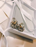 Vintage Diamond Ball Earring Studs Famous Brand Designer Declaração de Brincos para Mulheres Lady Party Jewelry Gifts4882333