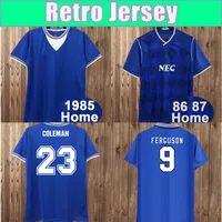 1994 1995 Kanchelskis Mens Retro Soccer Jerseys Gascoigne Speed ​​Branch Ferguson Coleman Southall Home Football Shirt 1986 1987 Short Sleeve Uniforms Shirts