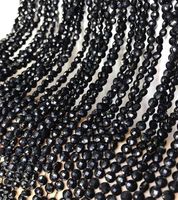 Beads ICNWAY Natural 15inch 3 4mm Faceted Coin Gemstone Jewe...