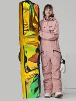 أكياس في الهواء الطلق حقيبة تزلج ملونة سعة كبيرة للليزر ارتداء حقيبة ظهر واحدة للوحة واحدة معدات مزدوجة ممتدة وموسع غمد