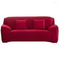 Copertina di sedia Cover di divano elastico a colori solidi per soggiorno Custodia sedile allungata spandex 1/2/3/4 divano sezionale