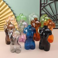 Titulares de vela Titular do corpo feminino Nordic Creative Glass Vases Decoração de quarto para ferramentas decorativas de arte humana