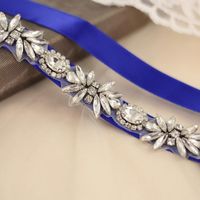 Hochzeitsflügel Trixy S292 Glitzern Strassgürtel Kleid Splitter Kristall Brautflügel Diamant für Accessoire