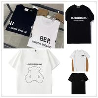 Diseñador de camisetas para hombres para hombres camisas para mujer camiseta con letras casuales de manga corta de manga corta camiseta mujer talla asiática s-xxl