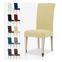 Sandalye, pürüzsüz spandeks kapağı çıkarılabilir elastiki kanepe koltukları için yüksek sırtlı elastik