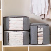 Bolsas de armazenamento Organizador de armário não tecido à prova d'água para bagagem de viagem para casa fácil arrumação de roupas de guarda