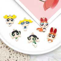 Charmes 10pcs filles alliage drop huile bricolage accessoires de bijoux japonais caricature japonaise anime mignon