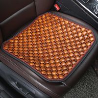 Autositz Deckt Sommer Cool Cover natürlicher Ahorn Holz Perlenkissen Massage Atmungsfreie Umwelt wasserdichte Matte