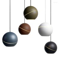 Pendant Lamps Art Gallery G9 Led Ball Lamp Iron Lights For S...