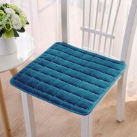 Pillow Plush Chair Seat With Tie Non Slip Pad Square Flannel...