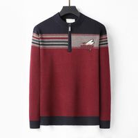 패션 남성 스웨터 고급 품질 스웨터 편지 풀오버 남자 까마귀 긴 소매 능동 스웨트 니트 크기 m-3xl