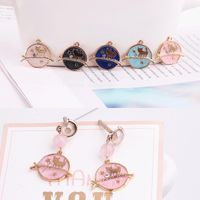 Charms 10PCS 22 26mm Cute Cat On The Tree With Sky Stat Enam...