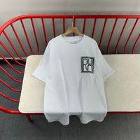 22FW USA Tee T-shirt High Street Summer Men Femmes Skateboard Simple Design Streetwear Cotton Tshirt