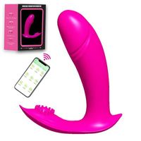 Mutandine di massaggiatore per adulti Masturbatore Remoto Control Vibratore per donne giocattoli sessuali Bluetooth Butterfly Waurable G Spot Clit Stimulator
