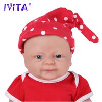 Куклы IVITA WG1512 14 -дюймовый 1,65 кг полного тела силикон BEBE REBORN DOLL "COCO" Мягкие куклы реалистичные девочки Baby Diy Blank Toys для детей 230111
